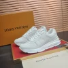 Louis Vuitton Run Away Men's White Leather Sneakers