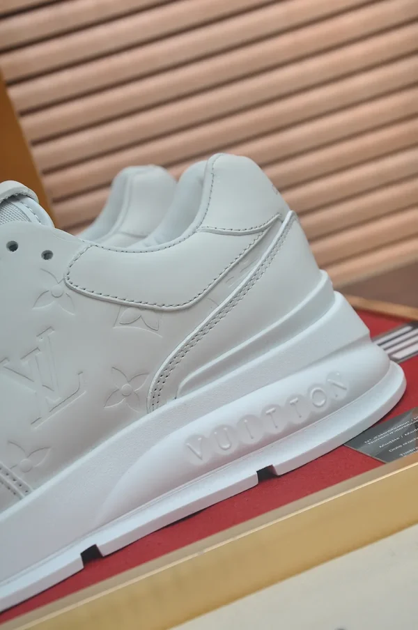 Louis Vuitton Run Away Men's White Leather Sneakers