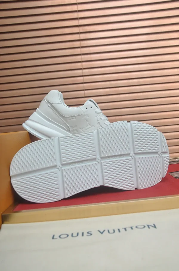 Louis Vuitton Run Away Men's White Leather Sneakers