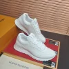 Louis Vuitton Men's White Leather Sneaker - Run Away