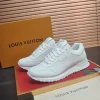 Louis Vuitton Men's White Leather Sneaker - Run Away