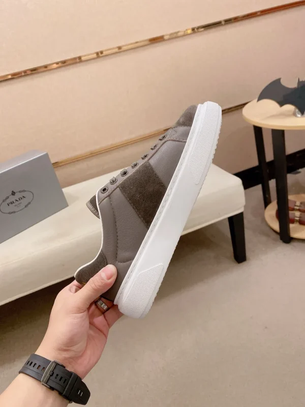 Prada Downtown Men's Cocoa Brown Sneaker