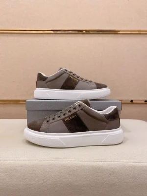 Prada Downtown Men's Cocoa Brown Sneaker