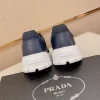 Prada Double Wheel Men's Blue Leather Sneaker