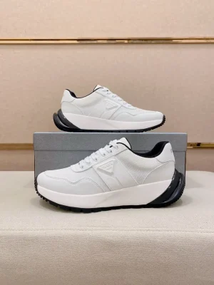 Prada Prax 01 Men's White Leather Sneaker