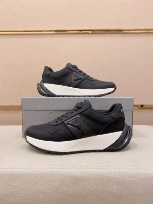 Prada Prax 01 Men's Leather Sneaker Pure Cowhide