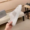 Prada Downtown Bold Men's White Leather Sneaker