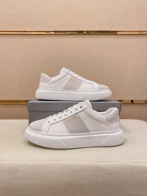 Prada Downtown Bold Men's White Leather Sneaker