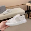 Prada Downtown Bold Men's White Leather Sneaker