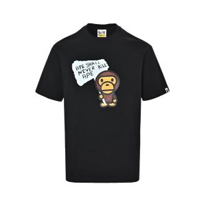 A BATHING APE® Baby Milo Graphic Relaxed Fit Tee- Black (7) A BATHING APE® Baby Milo Graphic Relaxed Fit Tee- Black