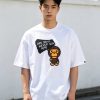 A BATHING APE® Baby Milo Graphic Relaxed Fit Tee- White