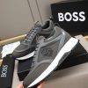 BOSS Monogram Mixed-Material Runner Sneakers – Dark Grey (2) BOSS Monogram Mixed-Material Runner Sneakers – Dark Grey