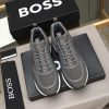 BOSS Monogram Mixed-Material Runner Sneakers – Dark Grey (5) BOSS Monogram Mixed-Material Runner Sneakers – Dark Grey