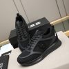 BOSS Monogram Mixed-Material Runner Sneakers – Triple Black (7) BOSS Monogram Mixed-Material Runner Sneakers – Triple Black