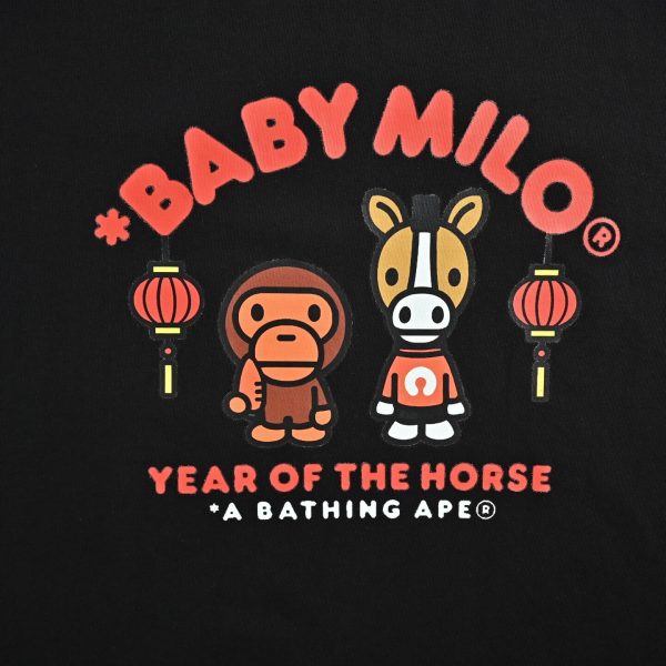 Bathing Ape (BAPE) Year Of The Horse Baby Milo Tee- Black