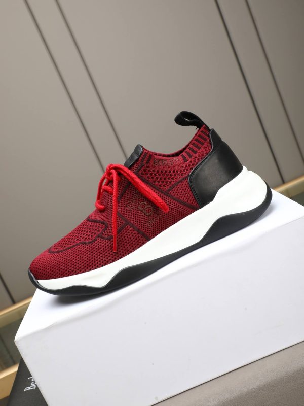Berluti Shadow Technical Knit Sneaker – Deep Red & Black (2) Berluti Shadow Technical Knit Sneaker – Deep Red & Black