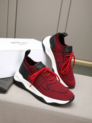 Berluti Shadow Technical Knit Sneaker – Deep Red & Black (3) Berluti Shadow Technical Knit Sneaker – Deep Red & Black