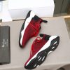 Berluti Shadow Technical Knit Sneaker – Deep Red & Black (8) Berluti Shadow Technical Knit Sneaker – Deep Red & Black