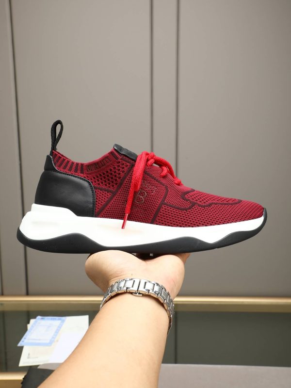 Berluti Shadow Technical Knit Sneaker – Deep Red & Black (9) Berluti Shadow Technical Knit Sneaker – Deep Red & Black