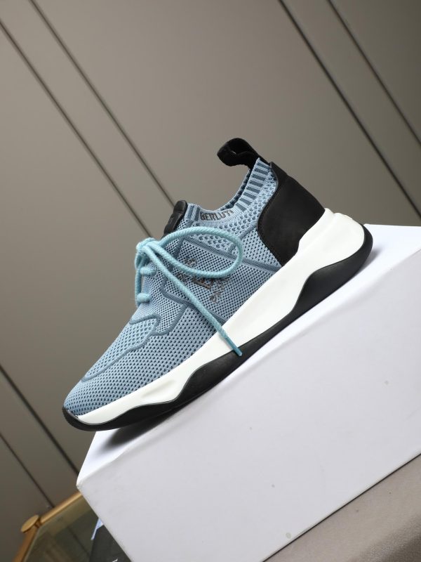 Berluti Shadow Technical Knit Sneaker – Light Blue & Black (1) Berluti Shadow Technical Knit Sneaker – Light Blue & Black
