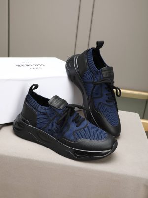 Berluti Shadow Technical Knit Sneaker – Navy Blue & Black (3) Berluti Shadow Technical Knit Sneaker – Navy Blue & Black