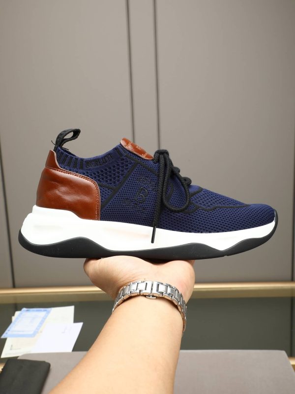 Berluti Shadow Technical Knit Sneaker – Navy Blue & Brown (8) Berluti Shadow Technical Knit Sneaker – Navy Blue & Brown