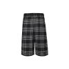 Chrome Hearts 'After School' Flannel Shorts- Black and white plaid (10) Chrome Hearts 'After School' Flannel Shorts- Black and white plaid