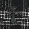 Chrome Hearts 'After School' Flannel Shorts- Black and white plaid (4) Chrome Hearts 'After School' Flannel Shorts- Black and white plaid