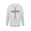 Chrome Hearts Phantom Cross Sanskrit Arm Long Sleeve Shirt- White (5) Chrome Hearts Phantom Cross Sanskrit Arm Long Sleeve Shirt- White