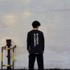 Chrome Hearts × Kyosuke Himuro Vertical Logo Long Sleeve Tee- Black