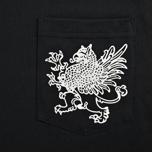 Chrome Hearts × Kyosuke Himuro Vertical Logo Long Sleeve Tee- Black
