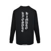 Chrome Hearts × Kyosuke Himuro Vertical Logo Long Sleeve Tee- Black
