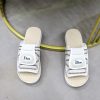 Dior Aqua Mule – Beige Padded Technical Fabric & Grained Calfski (5) Dior Aqua Mule – Beige Padded Technical Fabric & Grained Calfski