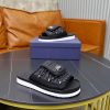 Dior Aqua Mule – Black Padded Technical Fabric & Grained Calfskin