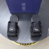 Dior Aqua Mule – Black Padded Technical Fabric & Grained Calfskin