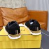 FENDI City Suede Slip-On Sneaker – Black & Natural Tan (4) FENDI City Suede Slip-On Sneaker – Black & Natural Tan