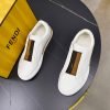 Fendi FF Webbing Slip-On Sneakers – White Leather & Tobacco (8) Fendi FF Webbing Slip-On Sneakers – White Leather & Tobacco