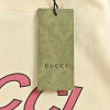Gucci Black White Rabbit Phone Call Print T-Shirt- Beige