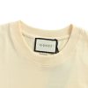 Gucci Black White Rabbit Phone Call Print T-Shirt- Beige