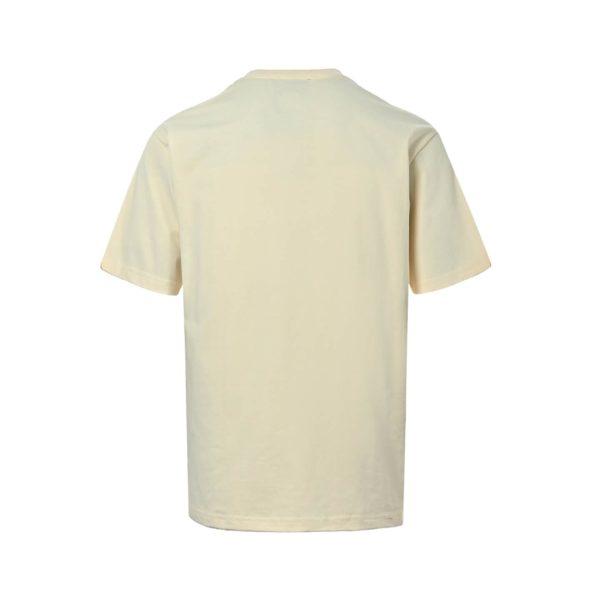 Gucci Black White Rabbit Phone Call Print T-Shirt- Beige