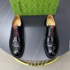 Gucci Web Detail Derby Shoes – Polished Black Leather (2) Gucci Web Detail Derby Shoes – Polished Black Leather
