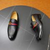 Gucci Web & Double G Loafers – Black Leather Blue & Red Web (3) Gucci Web & Double G Loafers – Black Leather Blue & Red Web