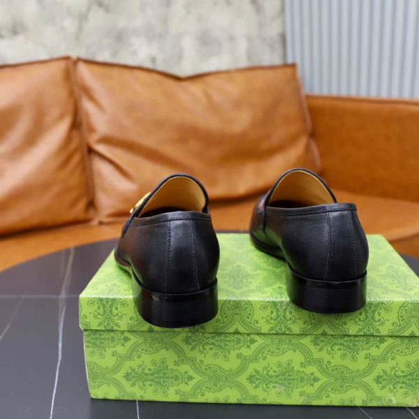 Gucci Web & Double G Loafers – Smooth Black Leather (8) Gucci Web & Double G Loafers – Smooth Black Leather