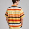 Loewe Fading Stripe Short-Sleeve Shirt- Orange (2) Loewe Fading Stripe Short-Sleeve Shirt- Orange