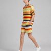 Loewe Fading Stripe Short-Sleeve Shirt- Orange (4) Loewe Fading Stripe Short-Sleeve Shirt- Orange