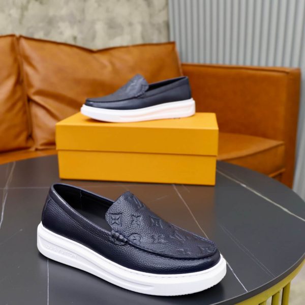 Louis Vuitton Beverly Hills Loafer in Navy Blue (1) Louis Vuitton Beverly Hills Loafer in Navy Blue