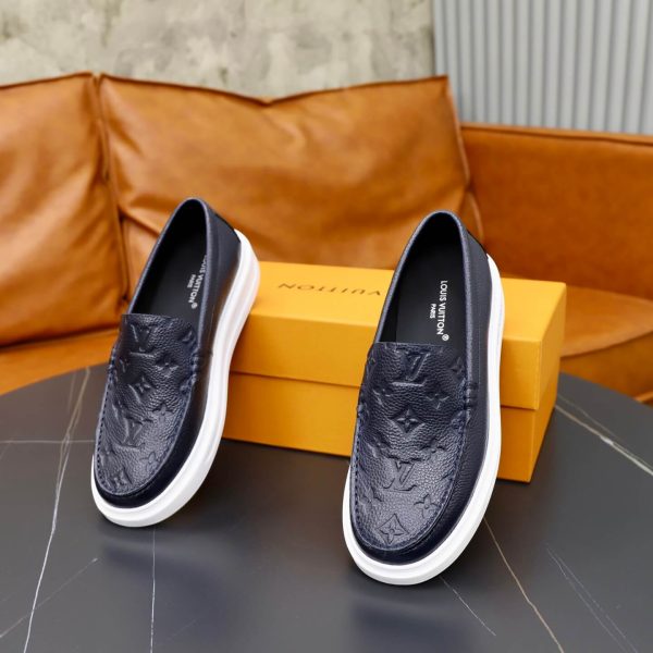 Louis Vuitton Beverly Hills Loafer in Navy Blue (3) Louis Vuitton Beverly Hills Loafer in Navy Blue