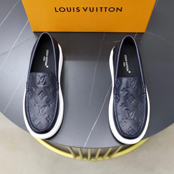 Louis Vuitton Beverly Hills Loafer in Navy Blue (4) Louis Vuitton Beverly Hills Loafer in Navy Blue