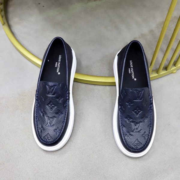 Louis Vuitton Beverly Hills Loafer in Navy Blue (6) Louis Vuitton Beverly Hills Loafer in Navy Blue