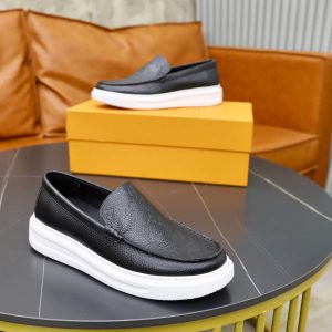 Louis Vuitton Beverly Hills Loafer – Black Monogram Grained Calf Leather
